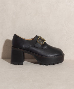 OASIS SOCIETY Sarah - Buckled Platform Loafers