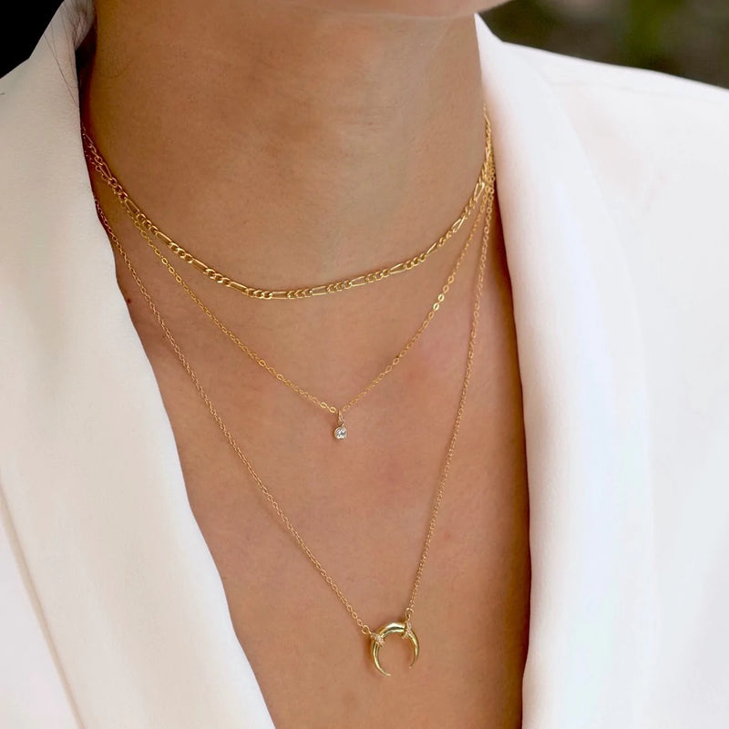 LUXE HORN NECKLACE